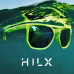 Hilx 浮水太陽眼鏡 黃框綠鏡片 (偏光鏡+浮水帶)
